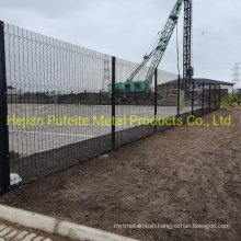 PVC Coated Anti-Climb Wirewall Clear Vu View Security Mesh Fence.